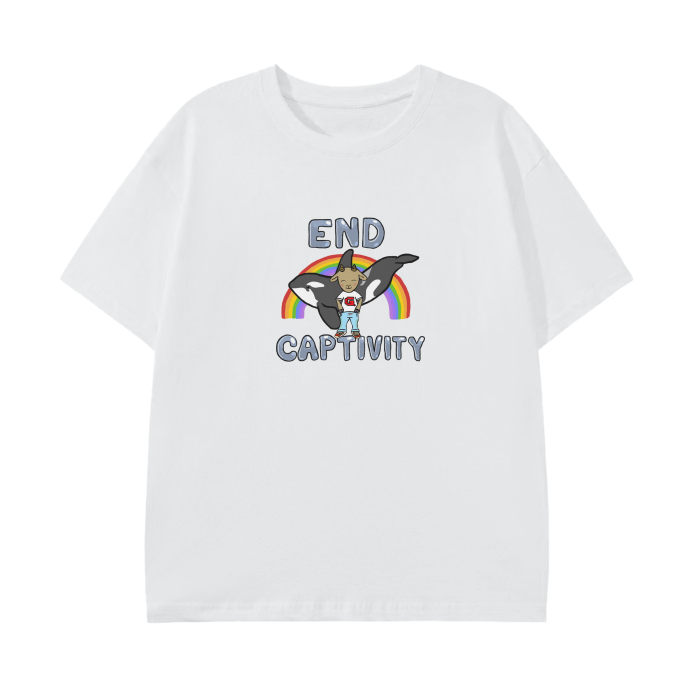 "End Captivity" Graphic T-Shirt 180 GSM