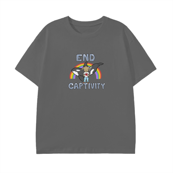 "End Captivity" Graphic T-Shirt 180 GSM