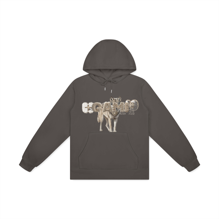 "Wolf on Mall Sheep" Hoodie