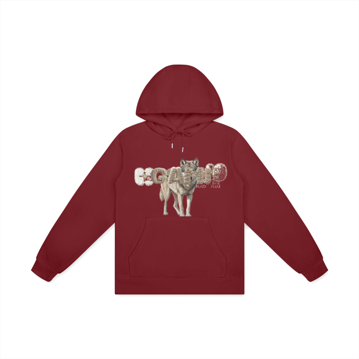 "Wolf on Mall Sheep" Hoodie